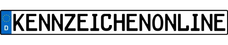 Kennzeichen online bestellen